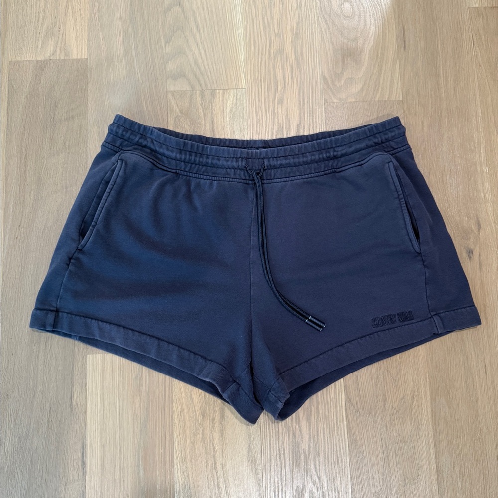 Country Road Navy Athletic Shorts with Elastic Waistband